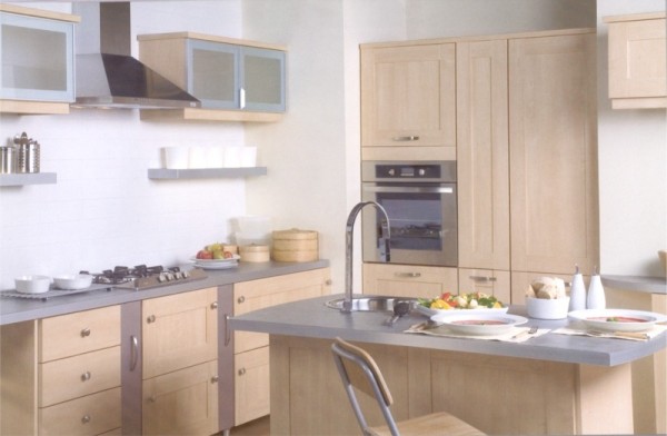 The Arcadia Maple kitchen design is available from Gee's Kitchens, Bedrooms & Flooring of Kildare.