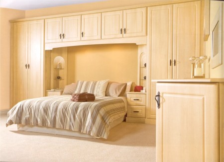 The Bury Canadian Maple bedroom design is available from Gee's Kitchens, Bedrooms & Flooring of Kildare.